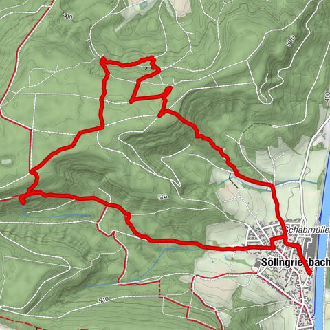 Steinerne Rinne & Brunnen Sollngrießbach