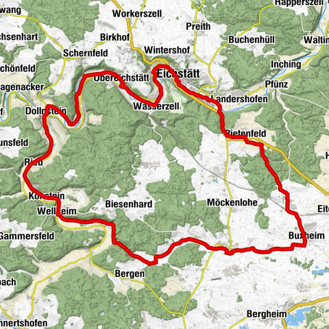 10 | 3-Täler-Tour Urdonau-, Schutter- und Altmühltal