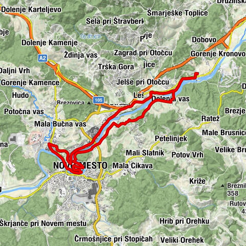 Tra le 7 colline di Novo mesto