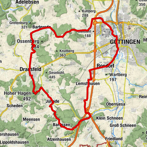Da Göttingen al Hoher Hagen