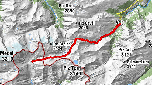 3-Tagestour Greina-Lucomagno: Vrin - Capanna Scaletta (Etappe 1)