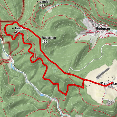 Mainbullau - percorso circolare alla quercia Lauseiche "Te deum laudamus"