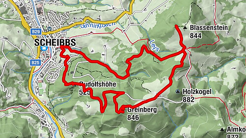 Blassenstein - Greinberg - Jelinekwarte