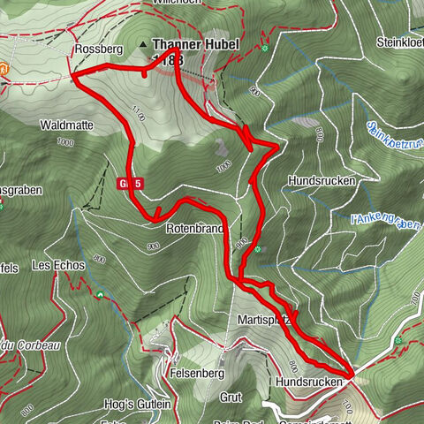 Il Thannerhubel a Bourbach-le-Haut