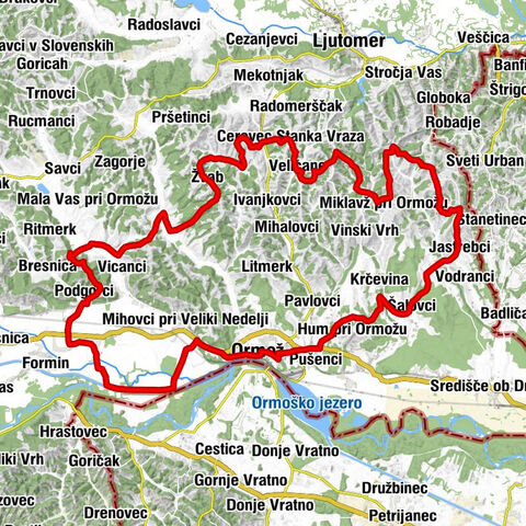 Percorso ciclabile soleggiato