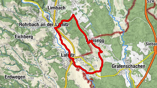 Rundwanderweg, Rohrbach-Kroisegg-Kroisbach-Neustift-Lafnitz-Rohrbach