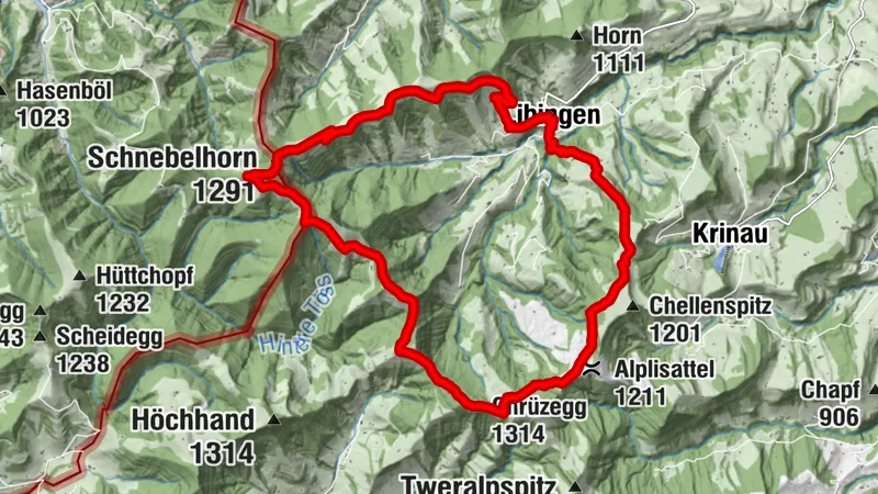 Escursione da Libingen da baita a baita