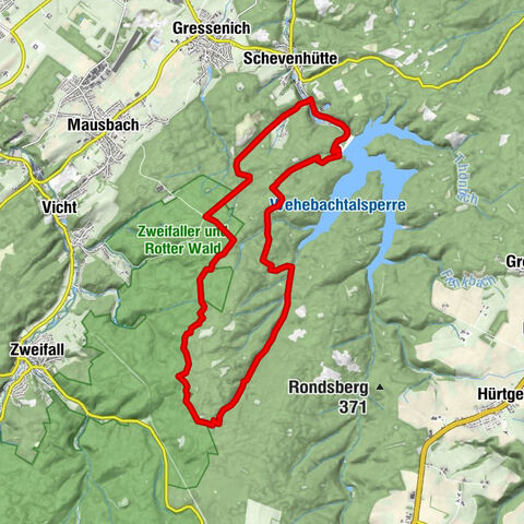 Wehebachtalsperre und Hürtgenwald