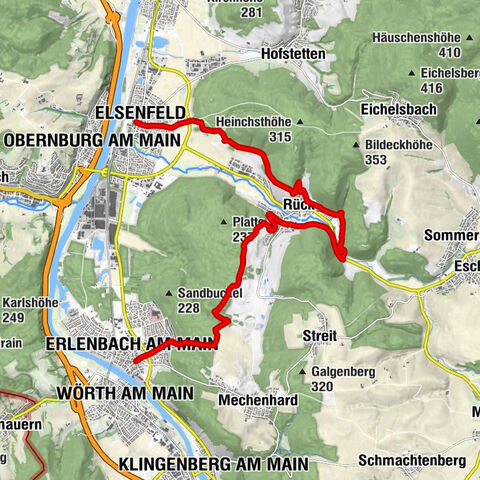 Percorso del Vino Rosso Francone - 3ª tappa da Elsenfeld a Erlenbach