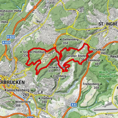 MTB Runde Saarbrücken´s finest