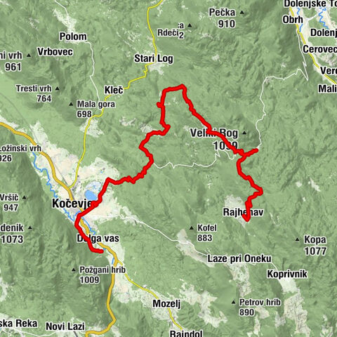 Kočevje cycling trail, DAY 4