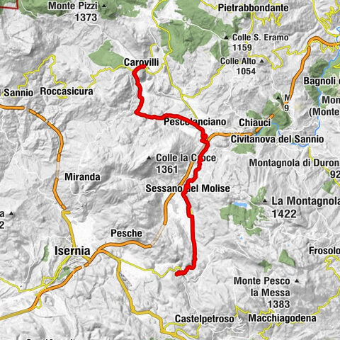 Erzengel Michael Weg, Etappe 15: Carovilli - Carpinone