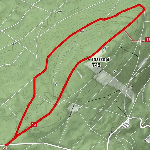 Passeggiata ad anello intorno alla torre Idarkopf