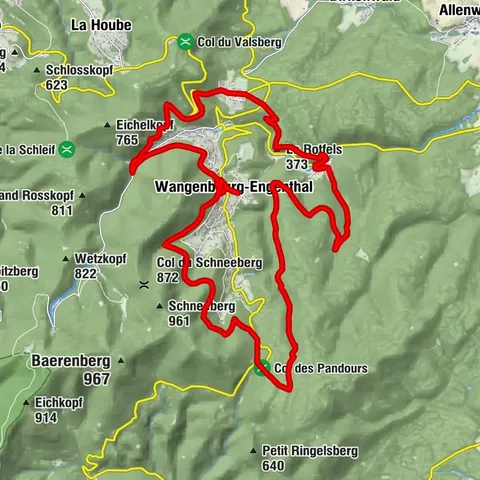 Base MTB Percorso 2 La Svizzera d'Alsazia