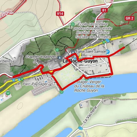 Chemin des peintres di La Roche-Guyon