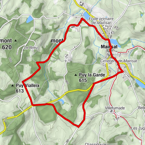 Percorso VTT n°1 - La Chirade