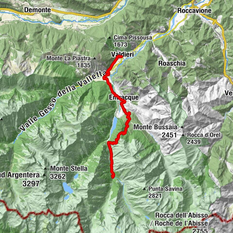 San Giacomo di Entracque - Valdieri / Route pagarine (tappa 8)