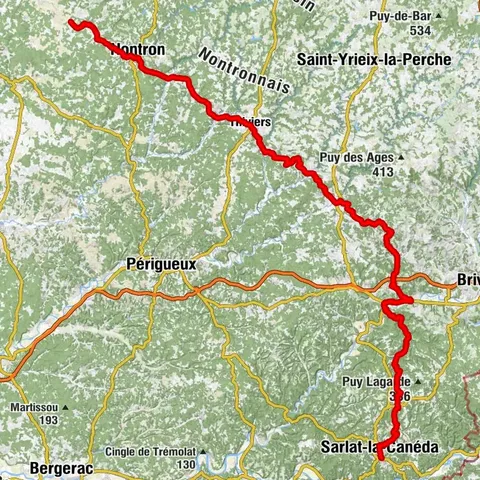 La Flow vélo in Dordogna