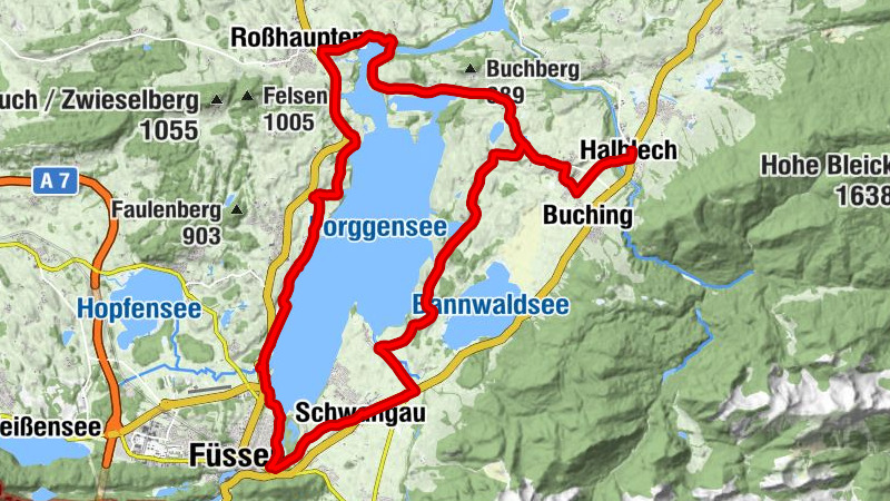 Rund um den Forggensee