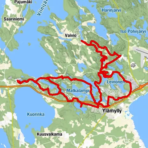 Il sogno di un mountain biker attivo, Liperin Kinttupolut