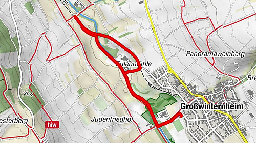 Zuckerlottche Selztalrunde zur Eulenmühle von Großwinternheim