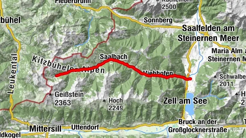 Percorso ciclabile di Glemmtal