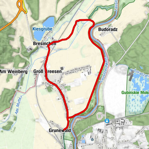 Grunewald - Evangelische Kirche Groß Breesen - Groß Breesen - Buderoser Mühle