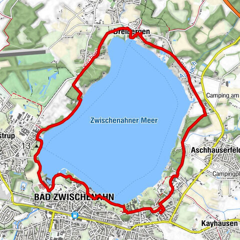 Bad Zwischenahn - Burghügel 3 - Burghügel 2 - Burghügel 1