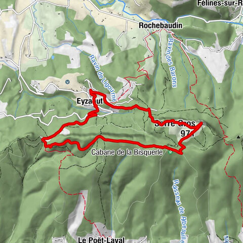 Eyzahut - Rocher de la Tournelle - Serre Gros