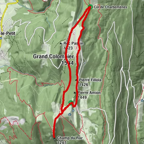 Escursione a piedi: Circuito delle creste del Grand Colombier