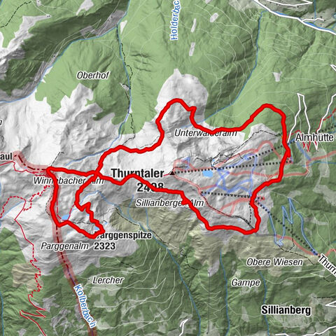 Thurntaler Rundweg - Parggenspitze - Hochrast