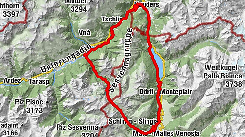 3 Länder Tour Uinaschlucht MTB