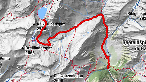 Von der Fanealm zum wilden See