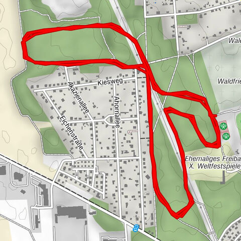 2. Luckenwalder Crosslauf (Laufstrecke für Kreismeisterschaften)