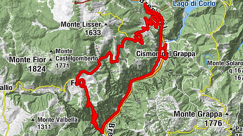 2023-10-28 Foza da Cismon del Grappa Valstagna. Ritorno da Enego 