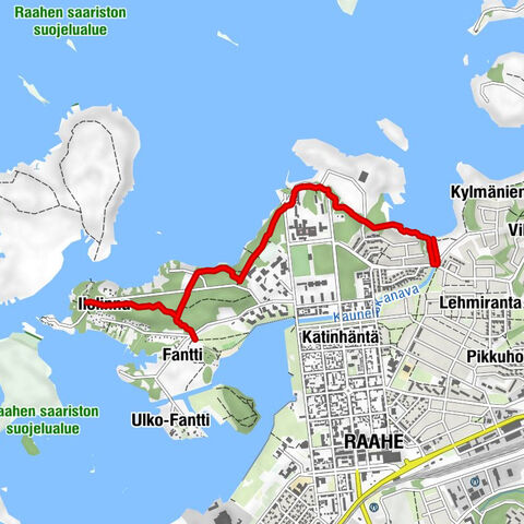 Pitkänkari paths, Takaranta and Hakotauri