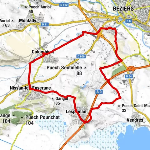 ANELLO CICLO N°22 - PASSEGGIATA A SUD DEL CANAL DU MIDI