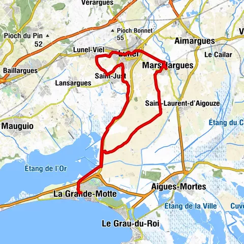 ANELLO CICLOTURISTICO 28 - LA ROUTE DES MAS E IL CANALE DI LUNEL