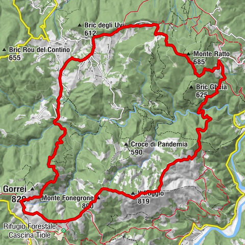 Sentiero anello di Bandita - Sentiero 561 in camminata