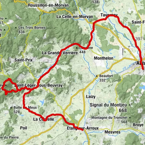 CycloRoute71 - Tappa 7 da Autun a Etang-sur-Arroux