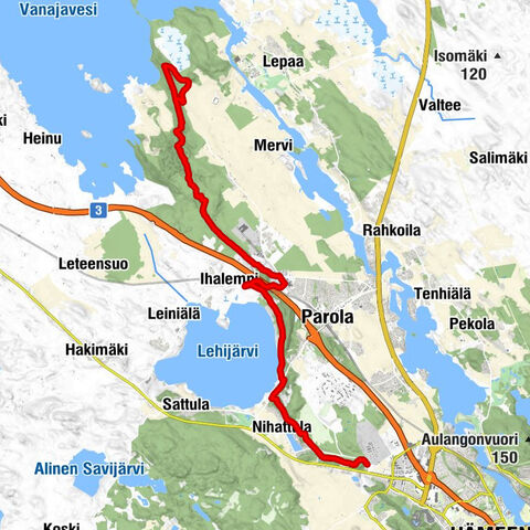 Percorso escursionistico e trekking Hämeen Ilvesreitti Hattula