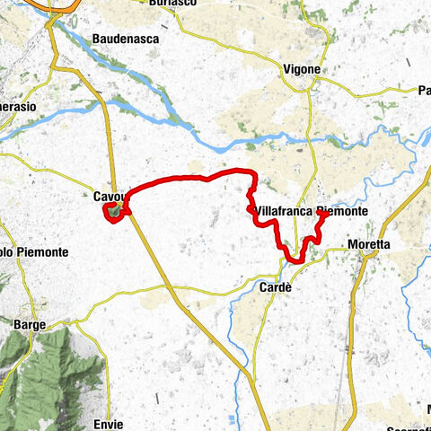 Tappa 1 da Villafranca Piemonte a Cavour - Le Strade dei Forti