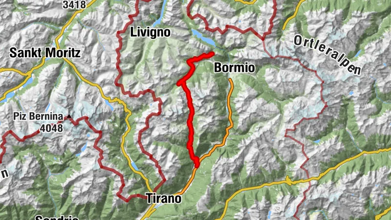 Ciclovia dell'energia - Percorso Verde