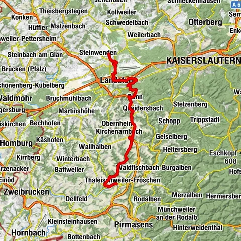 percorso bici delle mulini di Sickingen