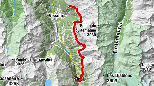 St-Luc (Tignousa) nach Zinal