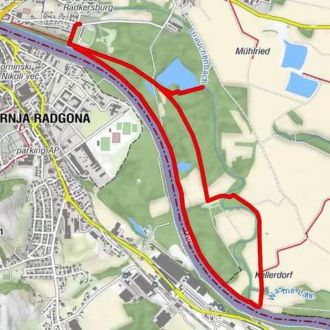 Antenne Flusslandschaft-Murauen