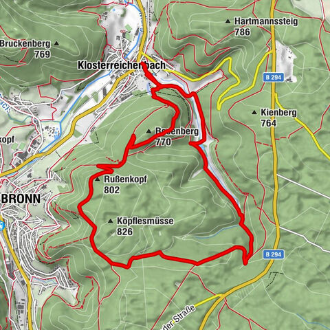 Baiersbronner Himmelsweg: Percorso del Monaco Klosterreichenbach