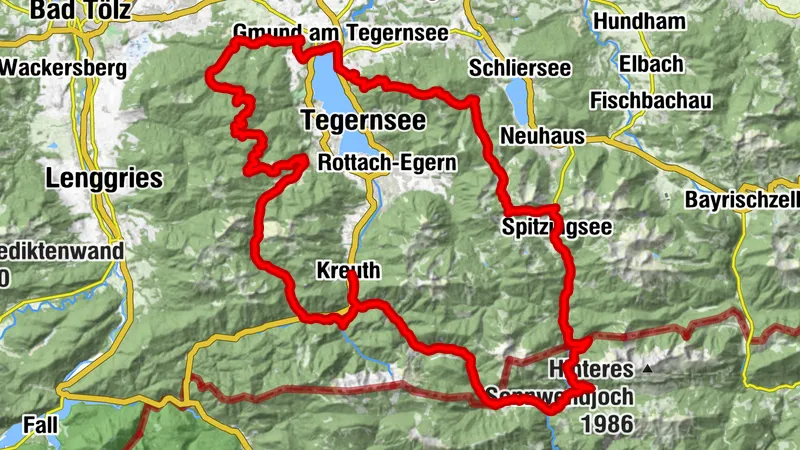 Grande giro MTB al Tegernsee