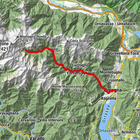 Omegna Valley cycle