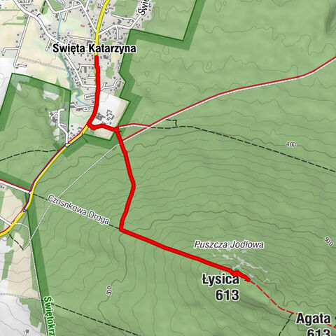 Święta Katarzyna - Kaplica rekolekcyjna - Łysica